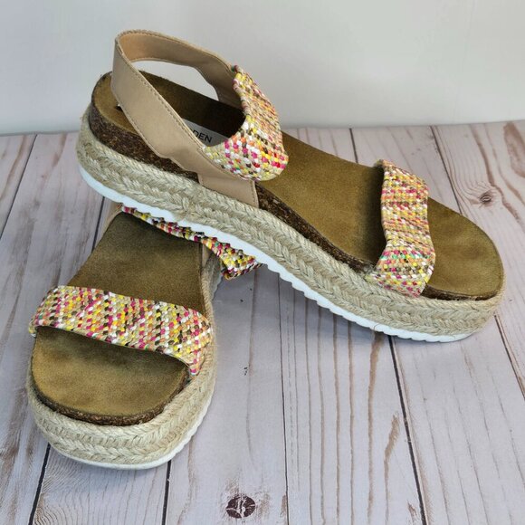 Steve Madden Jaklin Espadrille Platform Sandals | Women’s Slip-On | Size 9 - Picture 5 of 12